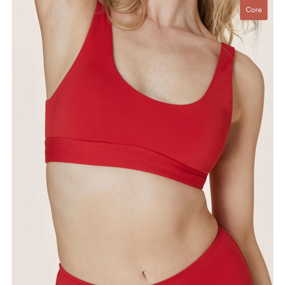 Andie Red Ventura Bikini Top